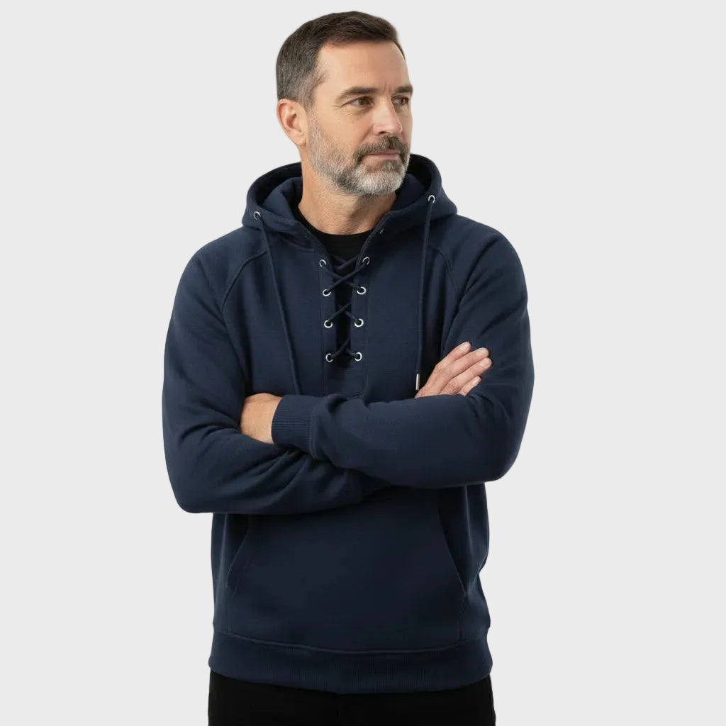 Jasan - Jakna s kapuljačom i prednjim vezicama