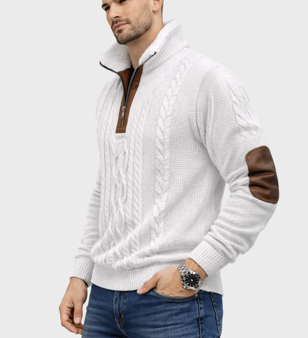 Matej – Džemper s patentnim zatvaračem i ovratnikom