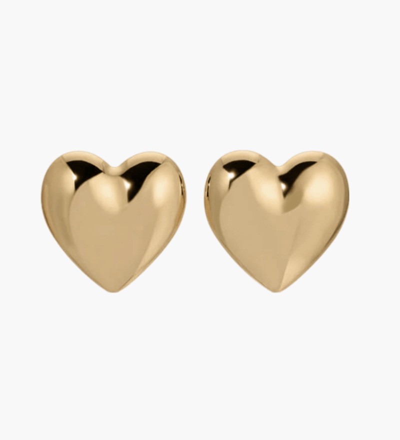 Milica - Široki naušnici u obliku srca