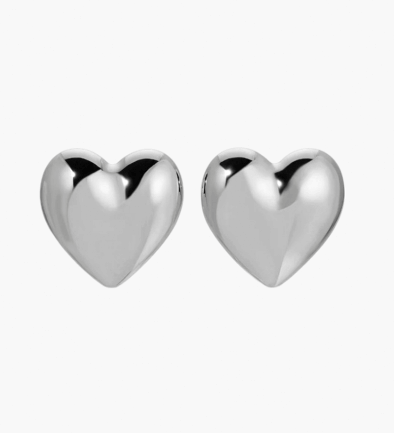 Milica - Široki naušnici u obliku srca