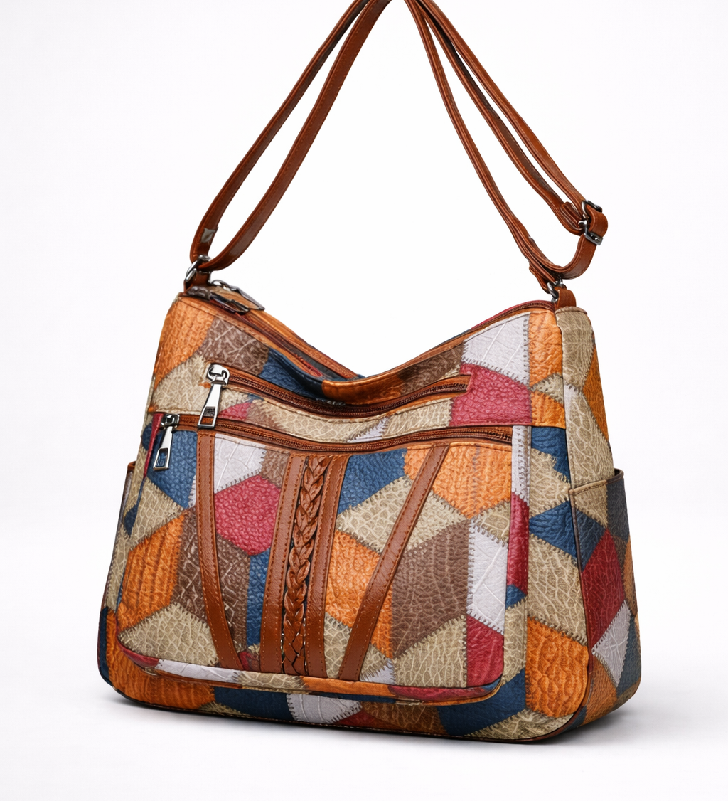 Ivana - Ručno izrađena patchwork torba preko ramena