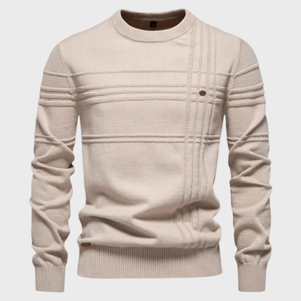 Goran - Elegantni pulover s kariranim uzorkom