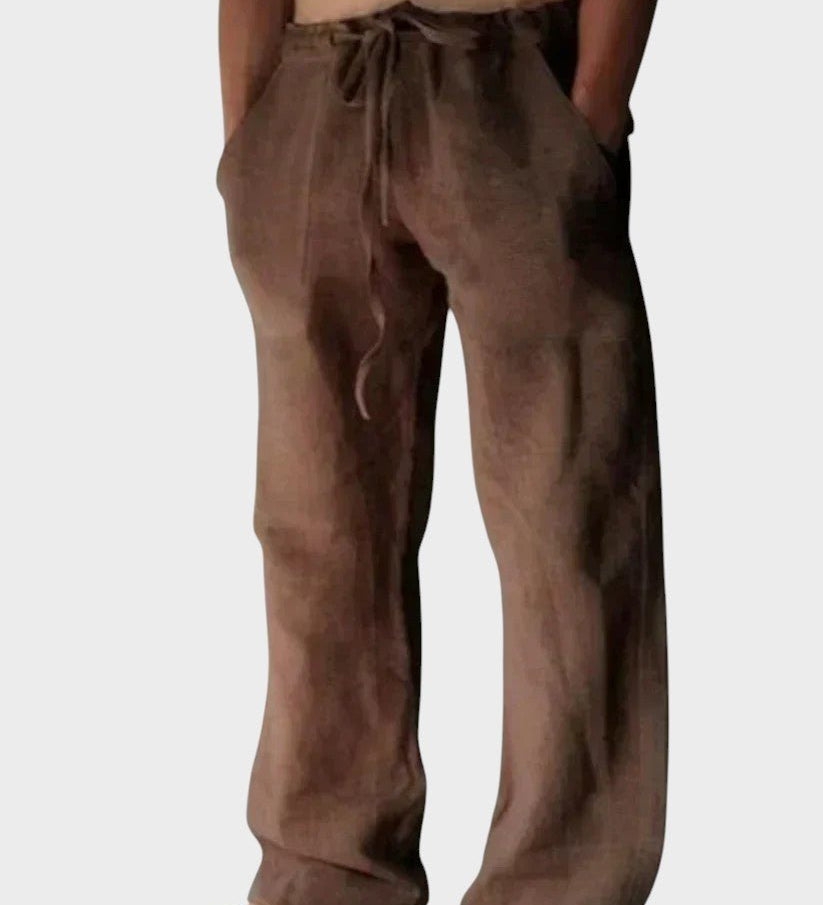 Lana - Opuštene hlače s čičakom