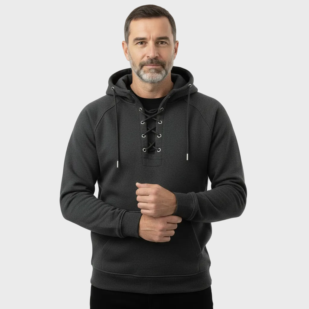 Jasan - Jakna s kapuljačom i prednjim vezicama