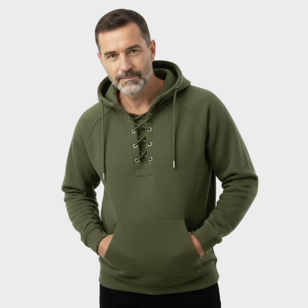 Jasan - Jakna s kapuljačom i prednjim vezicama