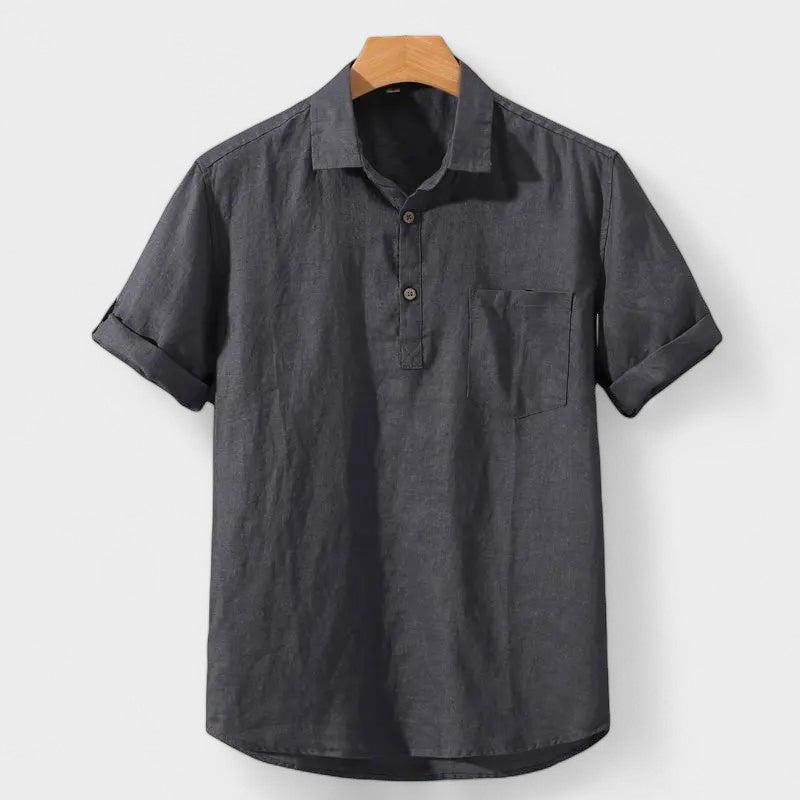 Niko - Polo majica od lanenog platna