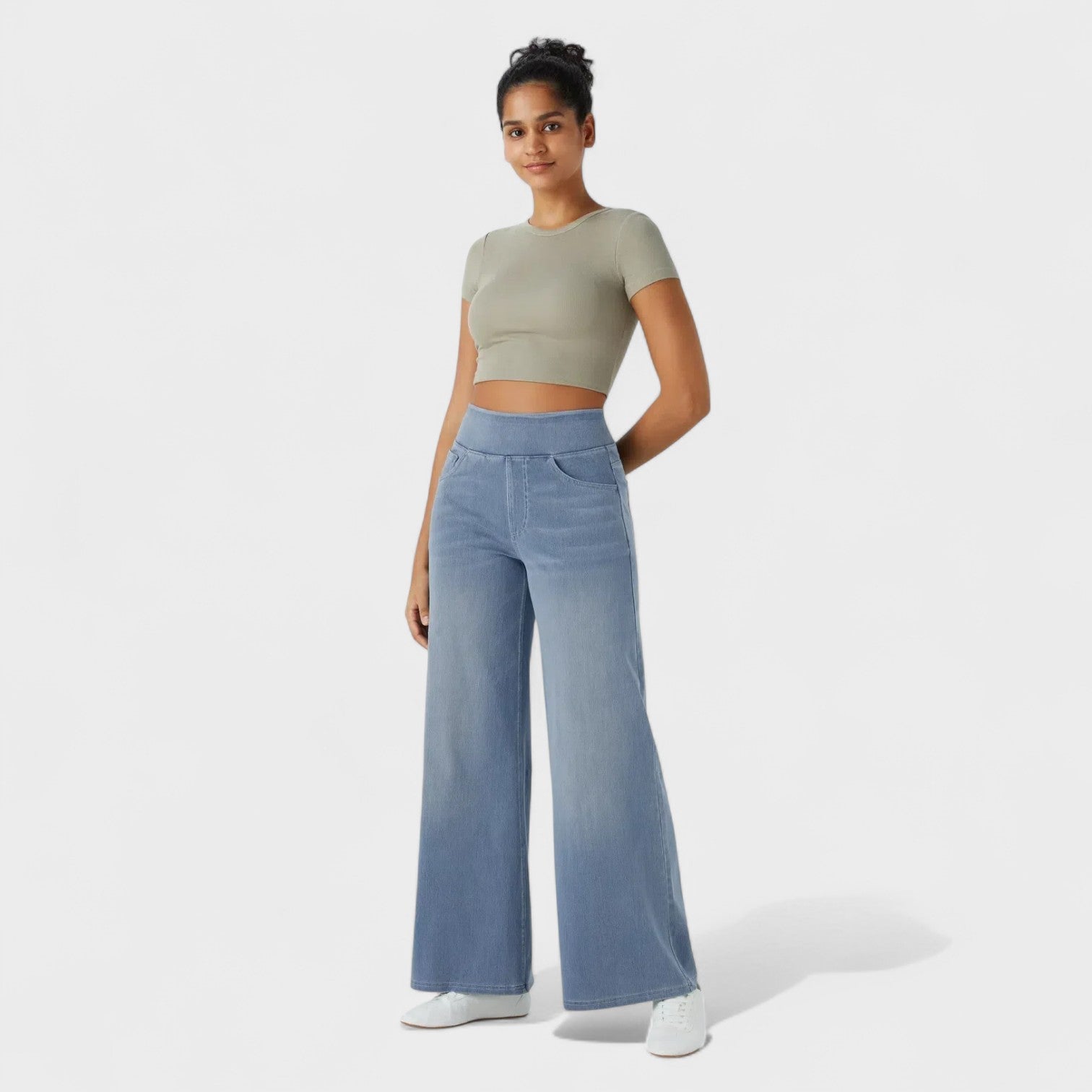 Sara - Hlače od traperica širokog kroja