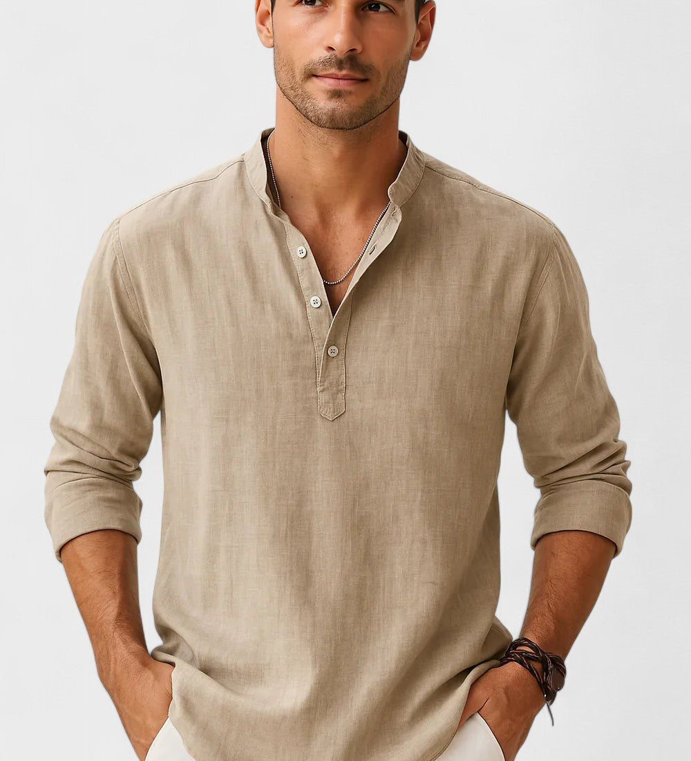 Srdjan - Košulja od lanenog pamuka