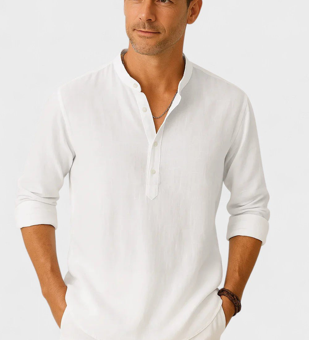 Srdjan - Košulja od lanenog pamuka