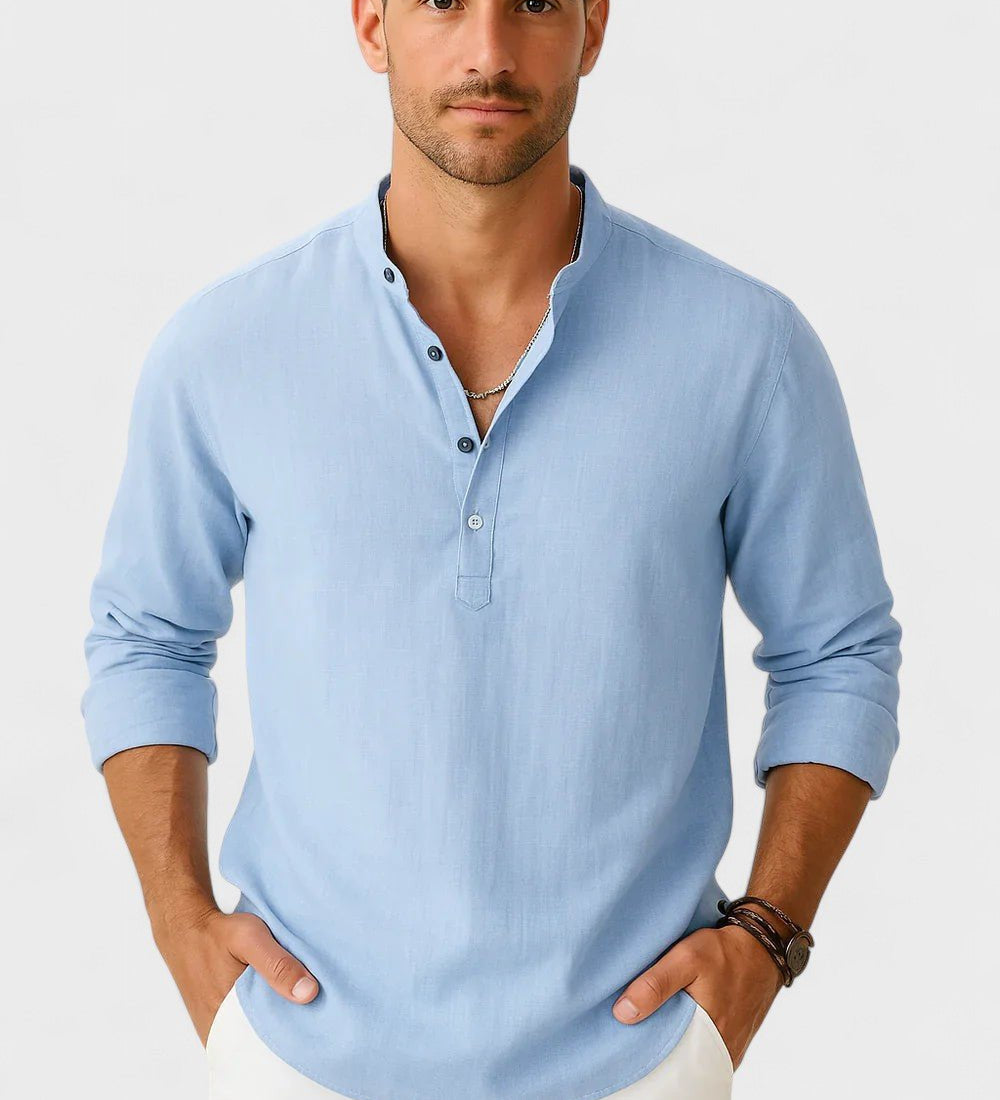 Srdjan - Košulja od lanenog pamuka