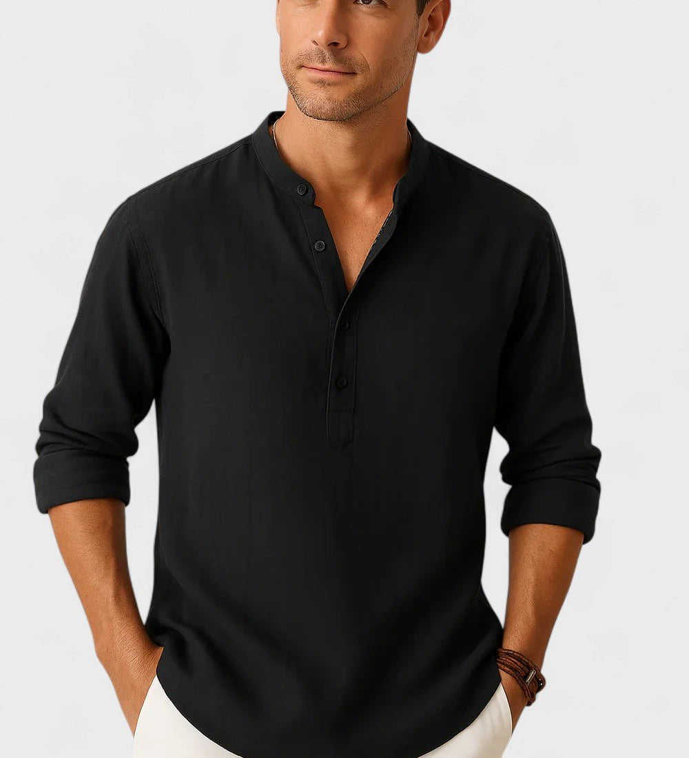 Srdjan - Košulja od lanenog pamuka